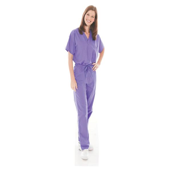 Landau Uniforms Shirt Scrub 7502 Unisex 3X Large Wisteria Ea - 7502-WPP-3XL