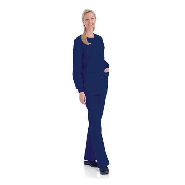 Landau Uniforms Jacket Warm-Up 65% Polyester / 35% Cotton Womens Patriot Blue Xl 4 Pockets Ea - 7525-BPP-XLG