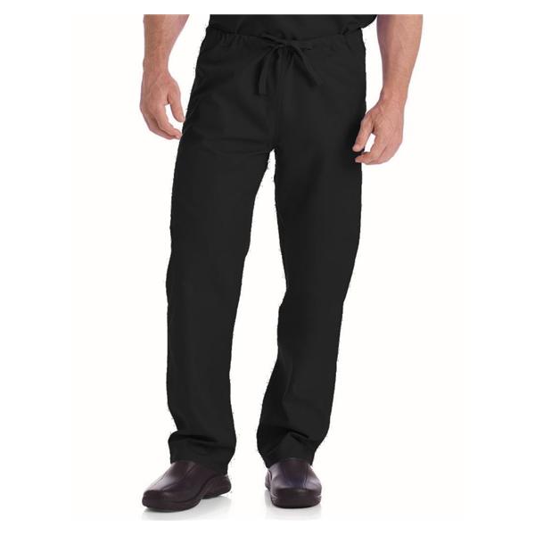 Landau Uniforms Pant Scrub 65% Polyester / 35% Cotton Unisex Black Xl Reversible 2 Pockets Ea - 7602-BKP-XLG