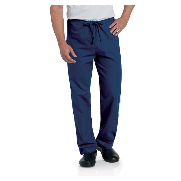 Landau Uniforms Pant Scrub Poly/Ctn Unsx Nvy Lg Pet Rvrsbl 2Pckt Ea - 7602-BNP-PLG