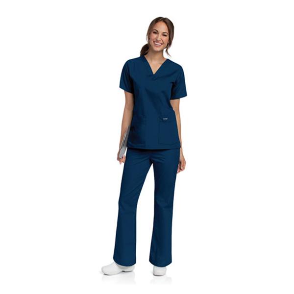 Landau Uniforms Shirt Scrub 8219 Womens X-Small Navy Ea - 8219-BNP-XSM