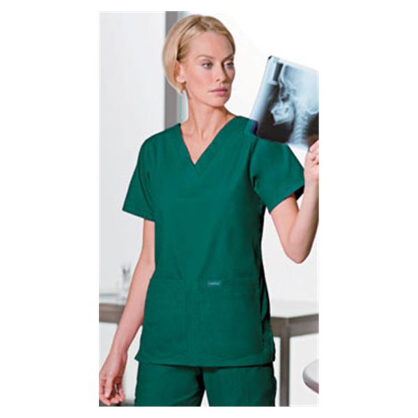 Landau Uniforms Shirt Scrub 8219 Womens Small Hunter Ea - 8219-GHP-SML