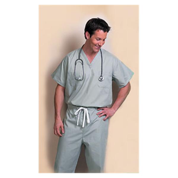 Fashion Seal Shirt Scrub 55% Cotton / 45% Polyester Unisex Pearl Grey 3Xl Reversible Pckt Ea - 6787-3XL