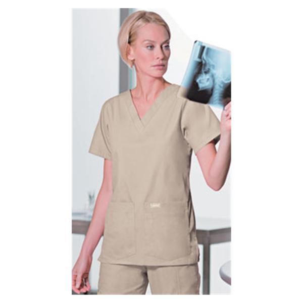Landau Uniforms Shirt Scrub 8219 Womens 4X Large Sand Ea - 8219-SAP-4XL