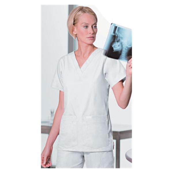 Landau Uniforms Shirt Scrub 8219 Womens 3X Large White Ea - 8219-WWY-3XL