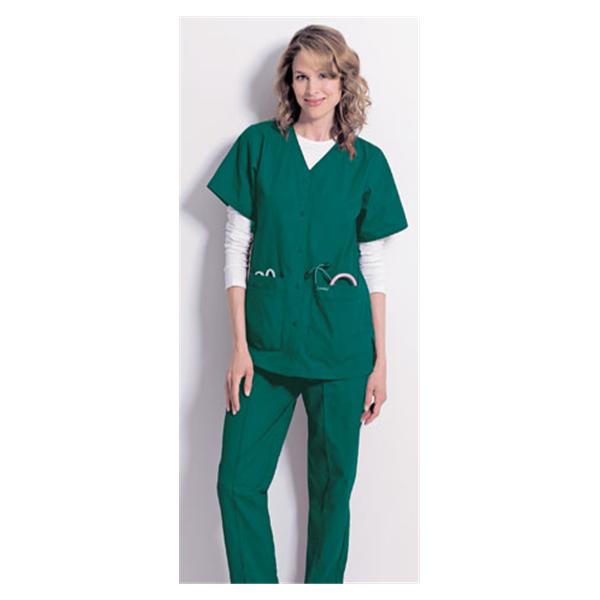 Landau Uniforms Shirt Scrub 8232 Womens X-Small Hunter Ea - 8232-GHP-XSM