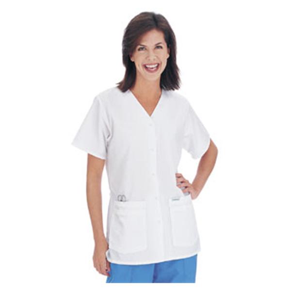 Landau Uniforms Shirt Scrub 8232 Womens 2X Large White Ea - 8232-WWY-XXL