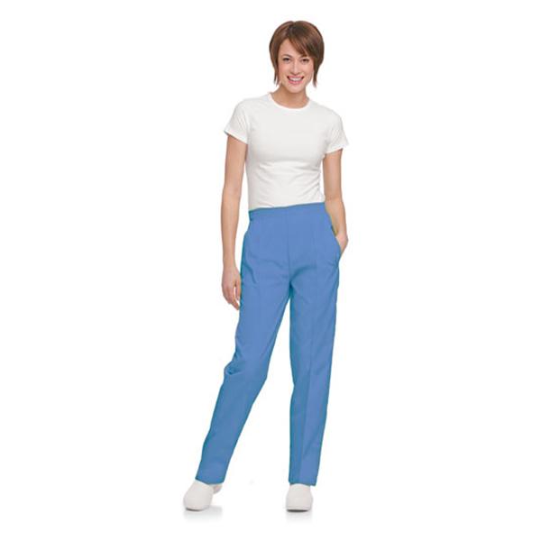 Landau Uniforms Scrub Pant 8320 Womens Large Petite Ceil Blue Ea - 8320-BCP-PLG