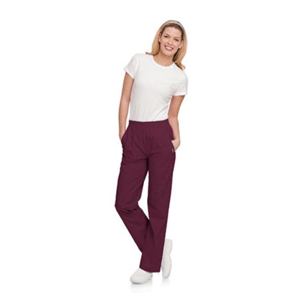 Landau Uniforms Scrub Pant 8327 Womens 3X Large Wine Ea - 8327-RWP-3XL