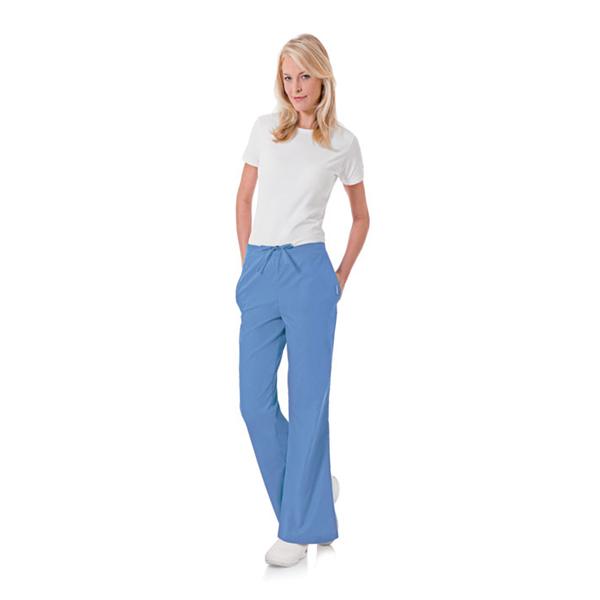 Landau Uniforms Pant Scrub 8335 Womens Medium Ceil Blue Ea - 8335-BCP-MED