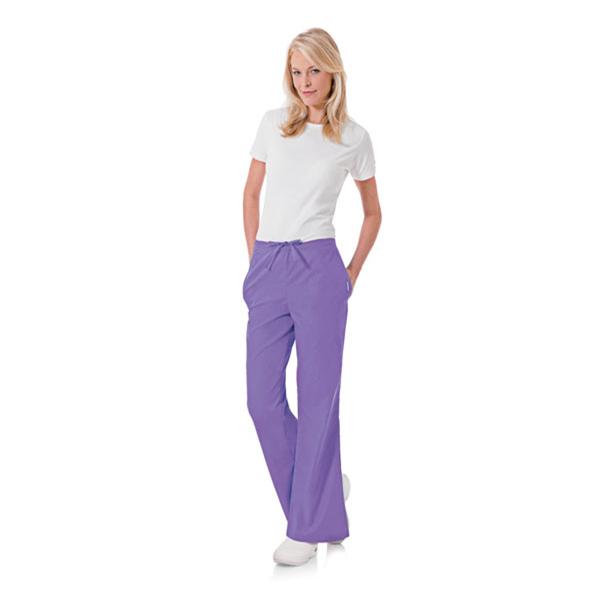 Landau Uniforms Pant Scrub 8335 Womens Medium Petite Wisteria Ea - 8335-WPP-PMD