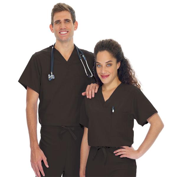 Jockey (TM) Scrubs Shirt Scrub Jockey 2200 Unisex 2X Large Black Ea - 2200-015-2X