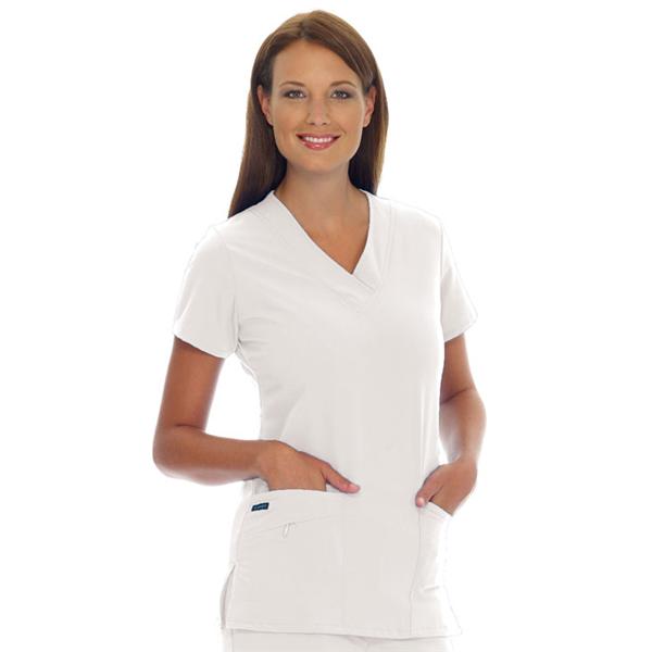 Jockey (TM) Scrubs Shirt Scrub Jockey 2206 Womens 3X Large White Ea - 2206-011-3X