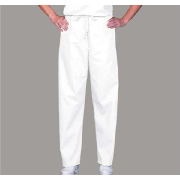 Fashion Seal Scrub Pant 78835 Unisex X-Large White Ea - 78835-XL