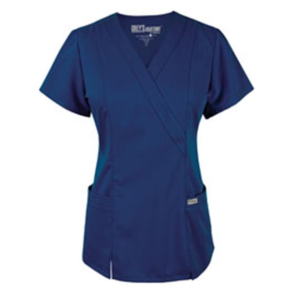 Grey's Anatomy (TM) Shirt Scrub Greys Anatomy 41101 Crossover Womens 3X Large Indigo Each - 41101X23-3XL