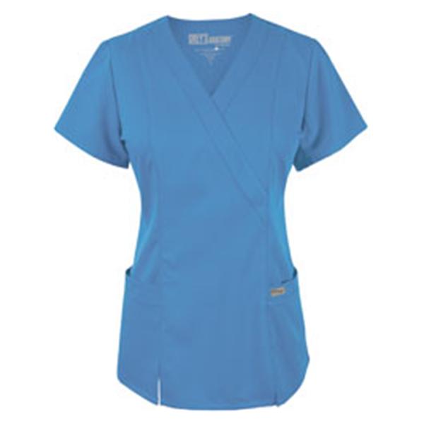 Grey's Anatomy (TM) Shirt Scrub Greys Anatomy 41101 Crossover Womens 4X Large Ceil Blue Each - 41101X-404XL