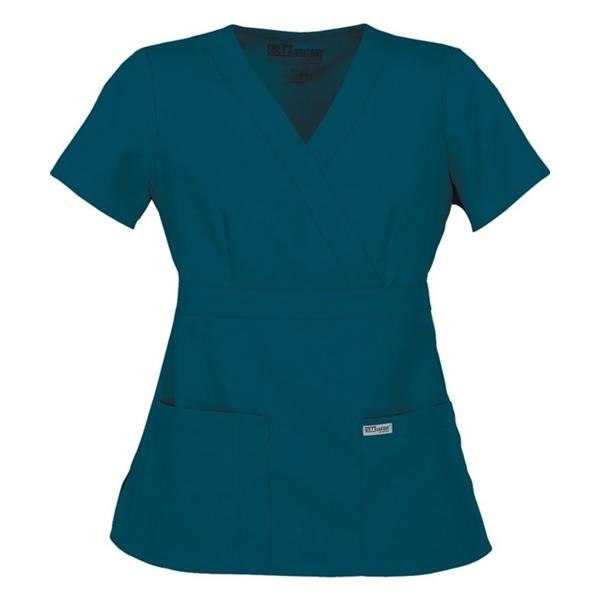 Grey's Anatomy (TM) Shirt Scrub Greys Anatomy 4153 Crossover Womens X-Large Bahama Each - 4153-328-XL