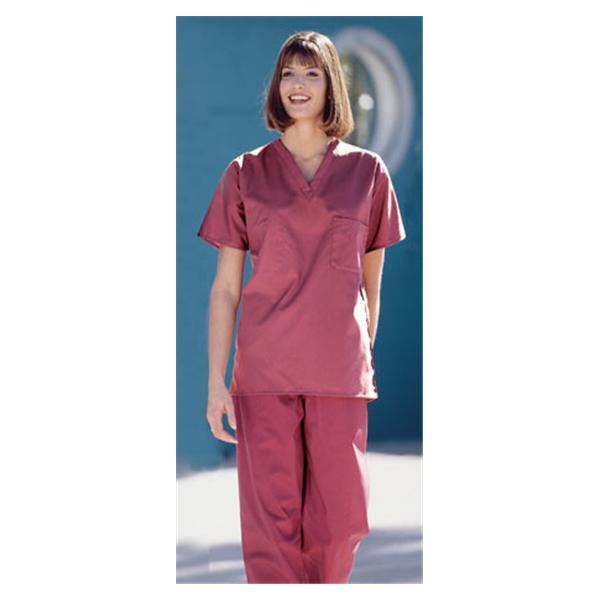 Fashion Seal Shirt Scrub Poly/Ctn Fashion Blend Unsx Crnbry 5Xl Rvrsbl Pckt Ea - 6789-5XL