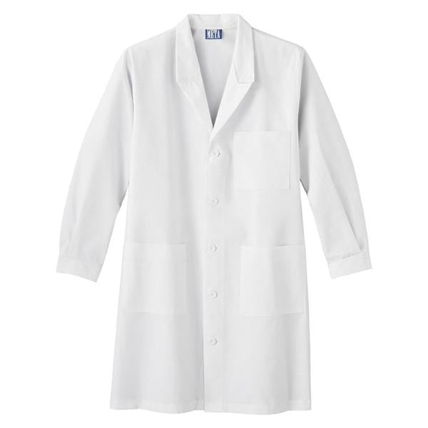 META By White Swan Lab Coat Dental 65% Polyester / 35% Cotton Meta Unisex White X-Large 40 In Ea - 6599-011-XL