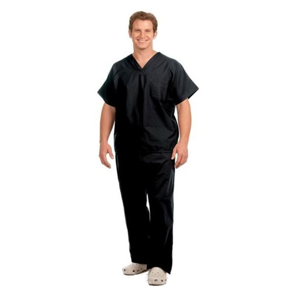 Fashion Seal Shirt Scrub Fashion Seal 78729 Unisex Medium Black Ea - 78729-M