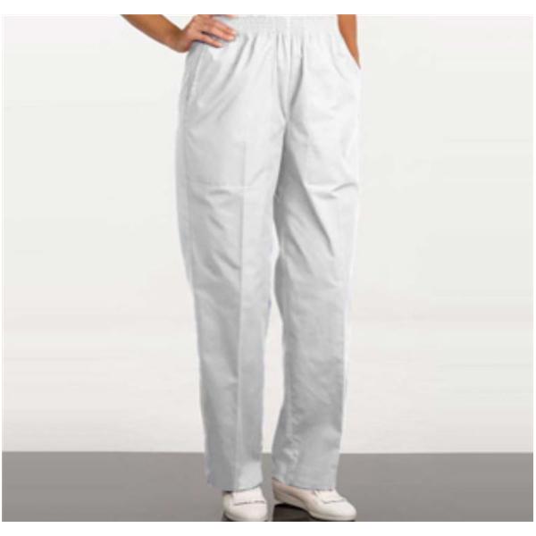 Fashion Seal Scrub Pant Fashion Poplin Womens Small White Ea - 7455-S