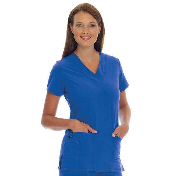 Jockey (TM) Scrubs Shirt Scrub Jockey 2206 Womens Small Galaxy Blue Ea - 2206-1031-S