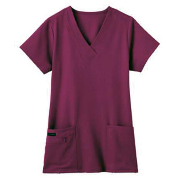 Jockey (TM) Scrubs Shirt Scrub Jockey 2206 Womens 2X Large Plum Ea - 2206-1240-2X