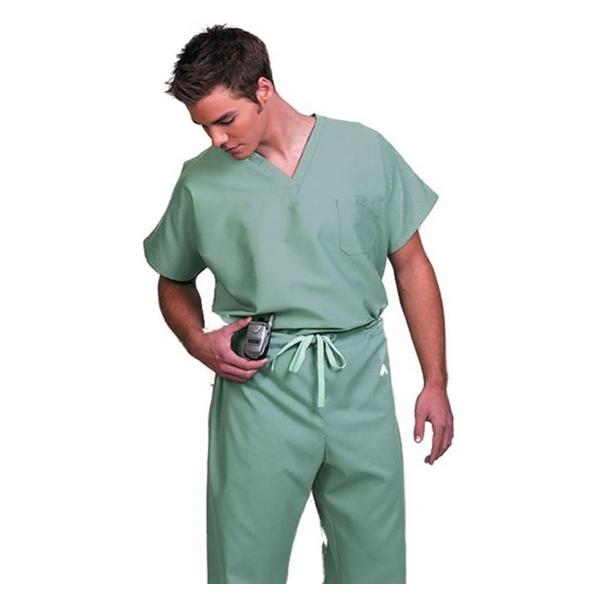 Fashion Seal Shirt Scrub Fashion Seal 78750 Unisex X-Small Sage Ea - 78750-XS
