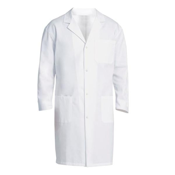 Fashion Seal Lab Coat 80% Polyester / 20% Cotton Mens White Large 41 In Ea - 433-L
