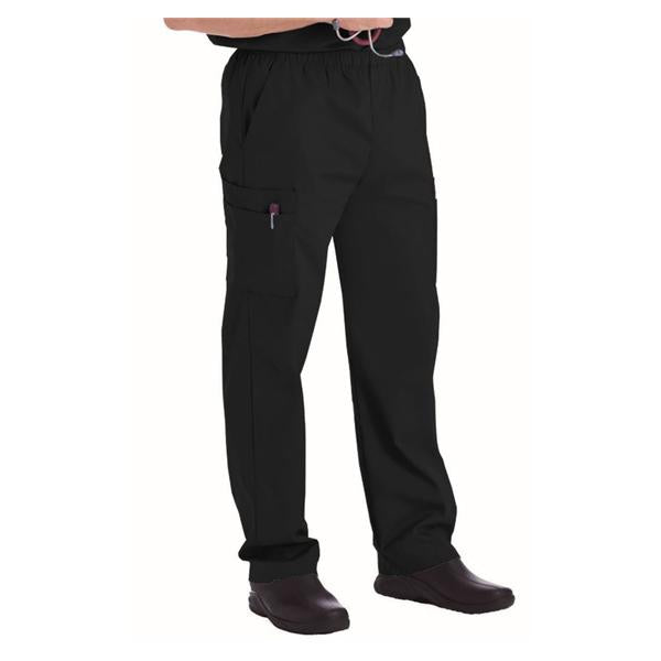 Landau for Men (R) Pant Scrub 8555 Mens X-Large Black Ea - 8555-BKP-XLG