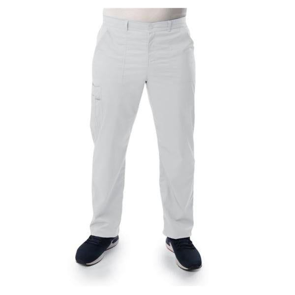 Landau for Men (R) Pant Scrub 8555 Mens 2X Large Tall White Ea - 8555-WWVCT2X