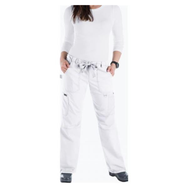 Koi by Kathy Peterson Pant Scrub 701 Womens Medium Tall White Ea - 701T-01-M