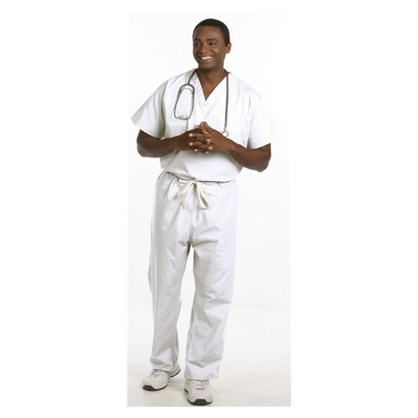 Fashion Seal Scrub Pant Unisex Small White Ea - 811-S