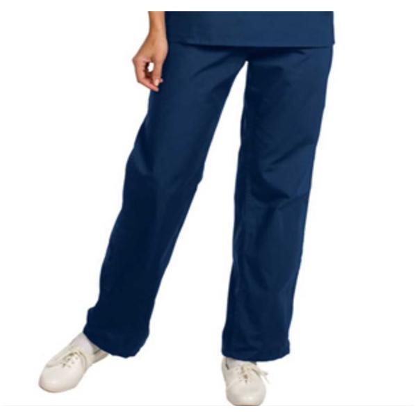 Fashion Seal Scrub Pant Fashion Poplin Womens Large Petite Navy Ea - 7090-L
