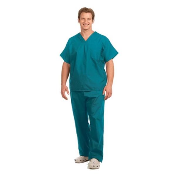 Fashion Seal Shirt Scrub Fashion Seal 78723 Unisex Medium Teal Ea - 78723-M