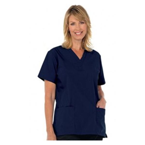 Fashion Seal Shirt Scrub Womens Small Navy Ea - 7329-S