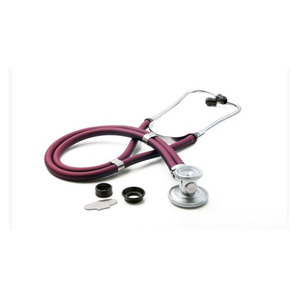 American Diagnostic Corp. Stethoscope Sprague Rappaport Adscope 641 Magenta Adult/Pediatric 30" 2-Head Ea - 641M