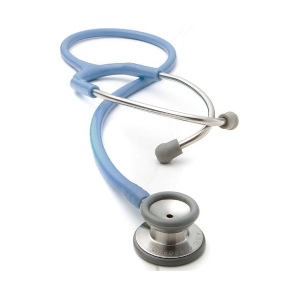 American Diagnostic Corp. Stethoscope Acoustic Adscope 604 Light Blue Pediatric 22" 2-Head Ea - 604LB