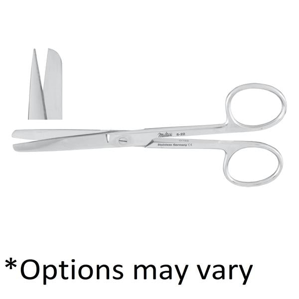 Miltex-Integra Scissors Operating 6" Sharp/Blunt Straight Standard Stainless Steel Ea - 43968
