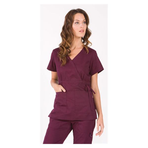 koi Design Shirt Scrub 137 Katelyn Womens 2X Large Merlot Ea - 137-48-2XL