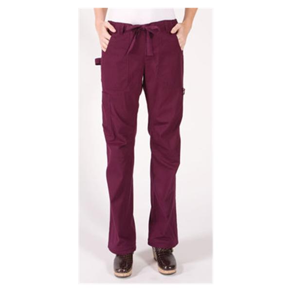 Koi by Kathy Peterson Pant Scrub 701 Womens Large Tall Merlot Ea - 701T-48-L