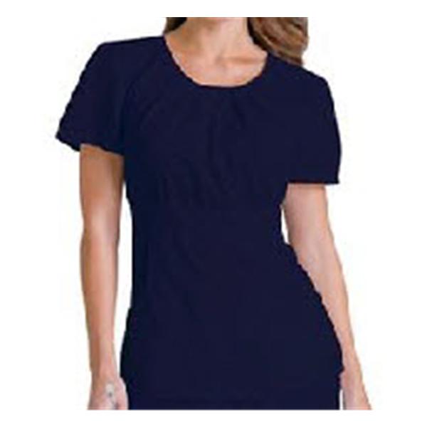 Landau Uniforms Shirt Scrub Womens Large Navy Ea - 8418-BNP-L