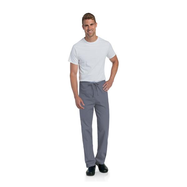 Landau Uniforms Pant Scrub Poly/Ctn Unsx Stl Gry Xs Rvrsbl 2Pckt Ea - 7602-STP-XSM