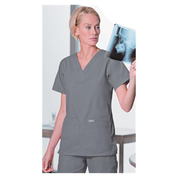 Landau Uniforms Shirt Scrub 8219 Womens X-Large Steel Grey Ea - 8219-STP-XLG