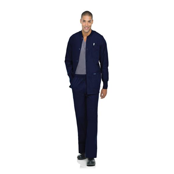 Landau Uniforms Jacket Warm-Up 65% Polyester / 35% Cotton Mens Navy Small 5 Pockets Ea - 7551-BNP-SML