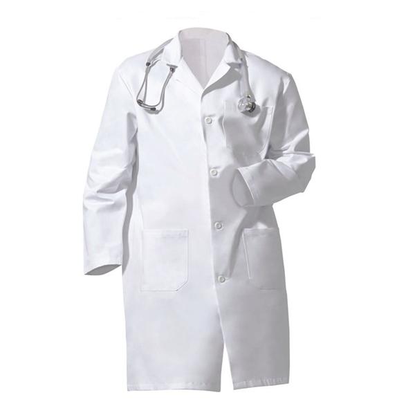 Fashion Seal Lab Coat Knee Length 65% Polyester / 35% Cotton Mens White Size 50 41 In Ea - 481-50