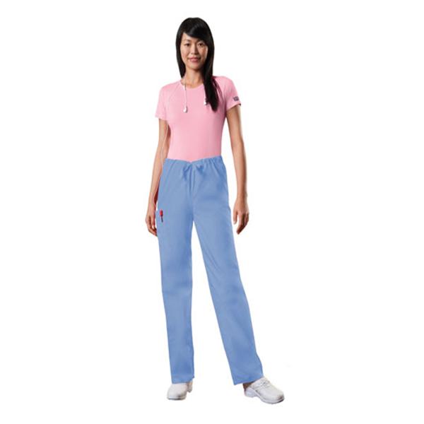 Cherokee Workwear Pant Scrub Cherokee 4100 Unisex Large Short Ceil Blue Ea - 4100S-CIEW-L