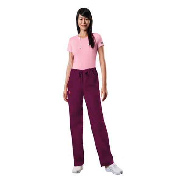 Cherokee Workwear Pant Scrub Cherokee 4100 Unisex X-Large Wine Ea - 4100-WINW-XL