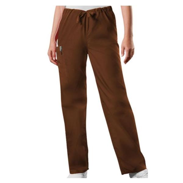 Cherokee Workwear Pant Scrub Cherokee 4100 Unisex X-Small Short Chocolate Ea - 4100S-CHCWXS