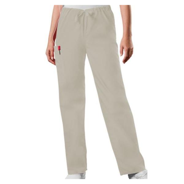 Cherokee Workwear Pant Scrub Cherokee 4100 Unisex X-Large Short Khaki Ea - 4100S-KAKW-XL